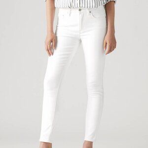 Levi's women's 721 high rise skinny jeans - white
